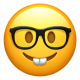 Emoji with glasses